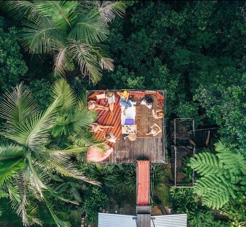 River Room Bellingen Treehouse Groups & privacy