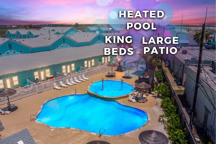 Heated Pool• Near The Beach •Spacious • Pets •King