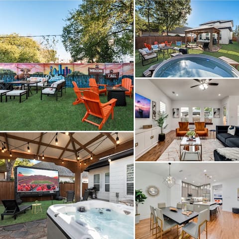 FIFA Stay! 4BR • Hot Tub • TankPool Near DT Dallas