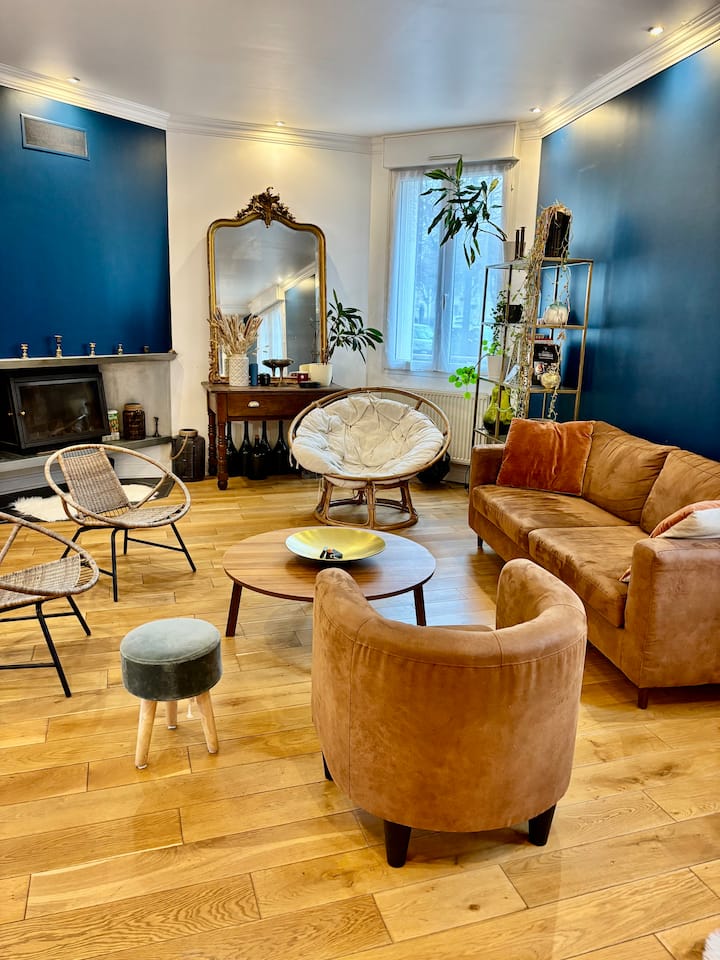 Maison Cosy Reims • Jacuzzi Privé & Grand Garage - Reims