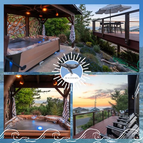 Hot Tub With Magical Lighthouse & Ocean Views!