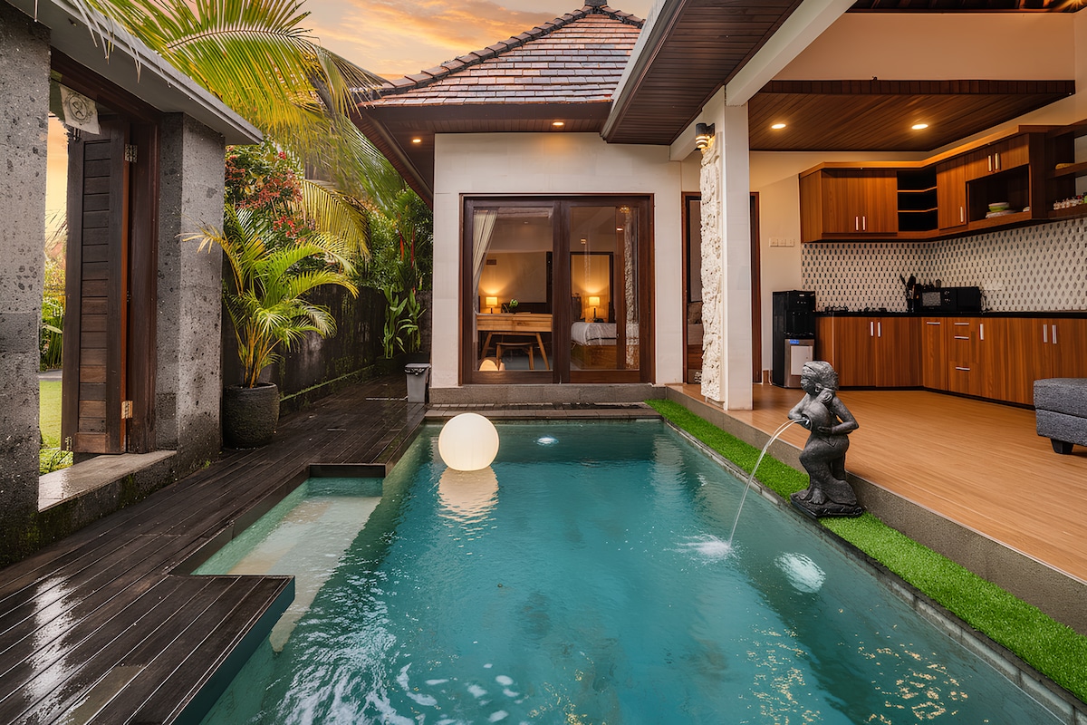 Villa in Kecamatan Ubud · ★4.73 · 2 bedrooms · 2 beds · 2 private baths, comparable Airbnb