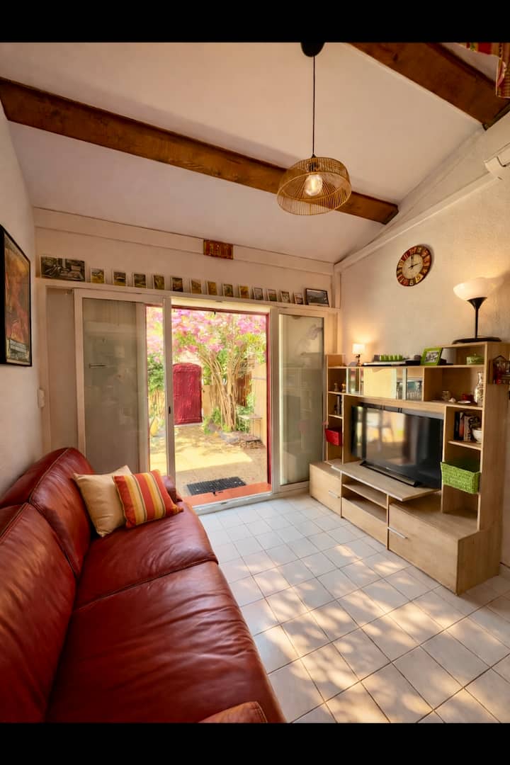 Maison • Terrasse • Wifi • Clim • Parking • Plage - Saint-Cyprien