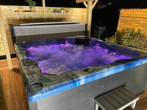 Spa apartment, indoor heated pool.