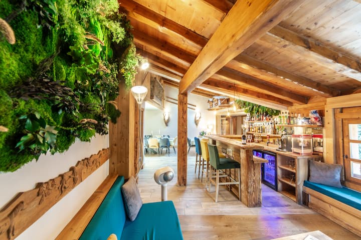 Chalet Luxe Méribel 18 Pers, 800m2, Piscine & Spa - Frankreich