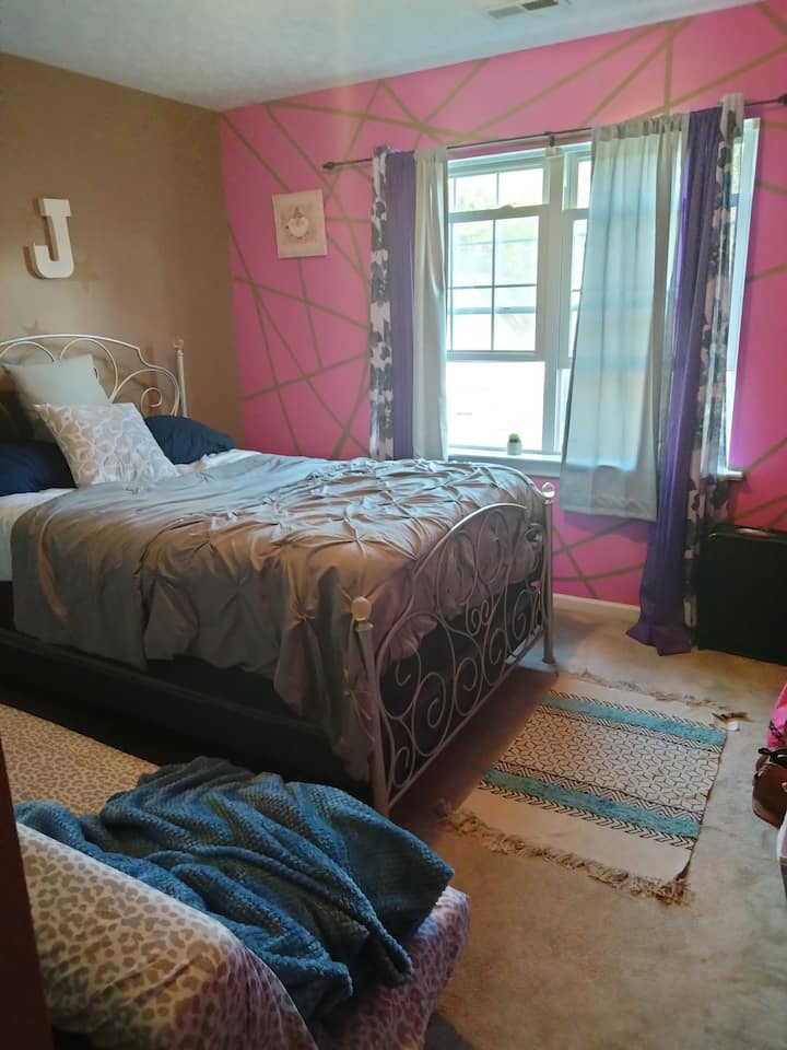 Habitación rosa... brillante y alegre