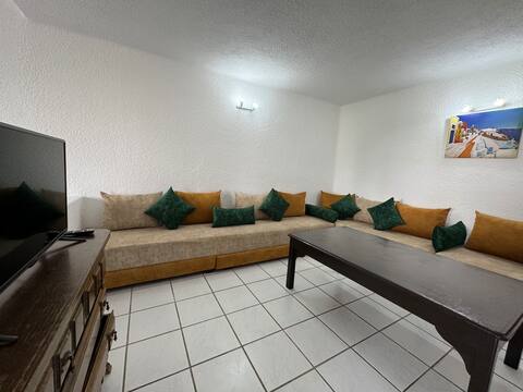 Top Airbnb: Appt - 2 bedrooms - Ground floor, 100 m from the beach in Fnideq
