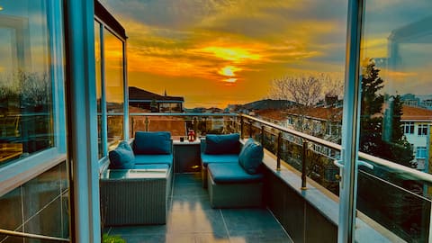 Sunset Sea View Duplex with Terrace