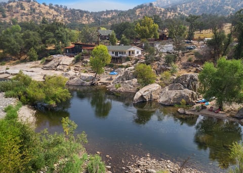 Entire Riverfront Villa w/ serene swimming hole.