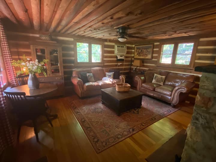 Log Cabin With River And Mountain Views - Luray, VA