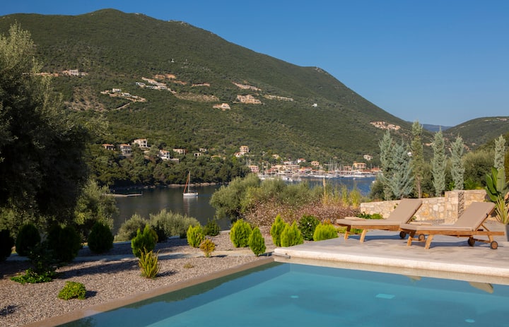 New Sea View Villa Anasa Accès Privé à La Mer Et - Lefkada