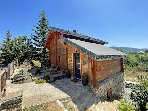 Wooden chalet 4/5 pers - 15 min from the ski slopes