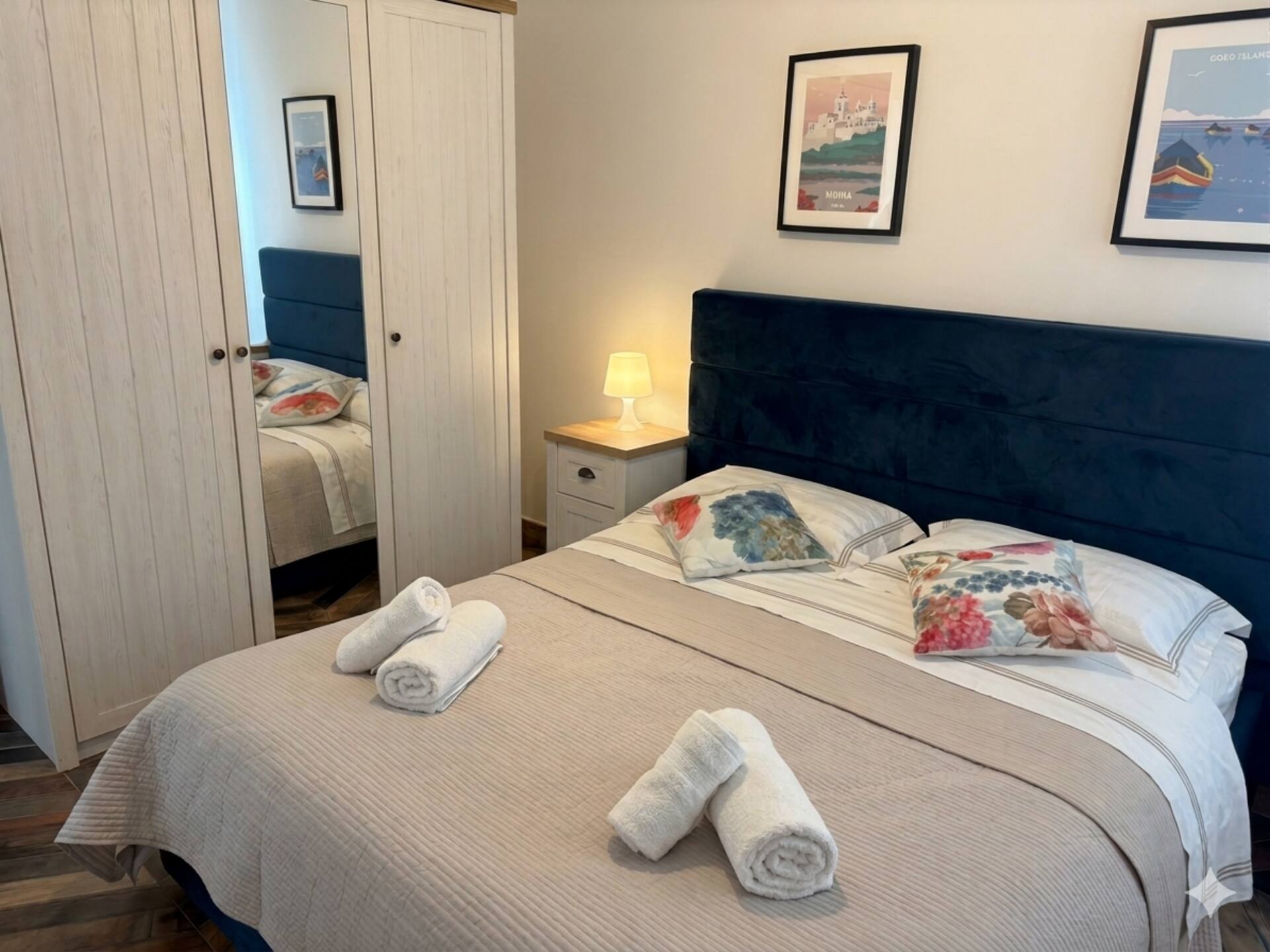 Two bedroom loft apartment with outdoor area, served with lift