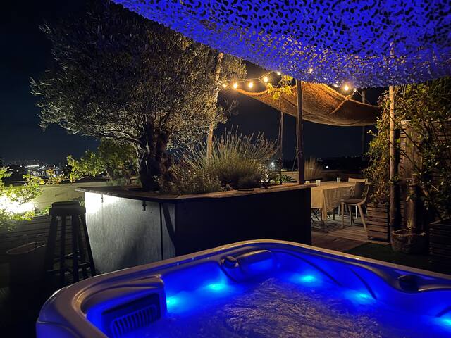 Super penthouse vue Garonne avec jacuzzi