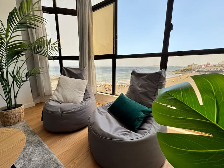 Sur La Plage · Vue Mer · Espace Travail & Internet - Telde