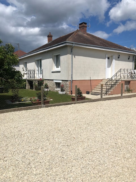 Cozy house with large garden.