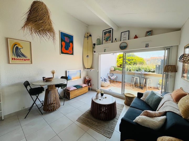 Joli T2 Les Pieds Dans Le Sable Capbreton-hossegor - Soorts-Hossegor