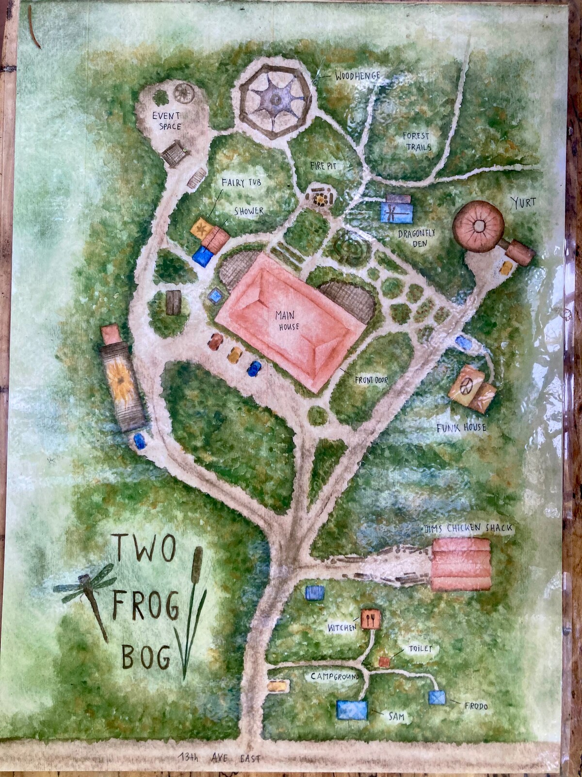 แผนที่ที่พักที่จะช่วยแนะนำที่พัก แผนที่นี้สร้างขึ้นโดยหนึ่งในอาสาสมัครของเรา เรายินดีรับอาสาสมัครแลกเปลี่ยนการทำงานผ่าน HelpX 