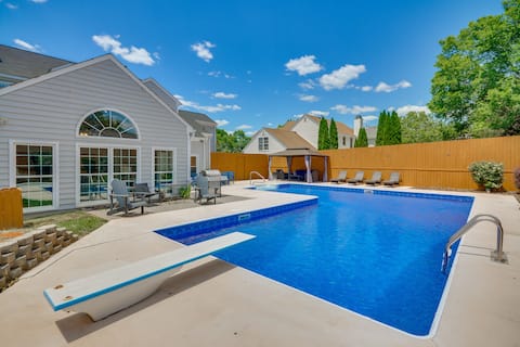 Graham Home w/ Private Pool & Ping-Pong Table!
