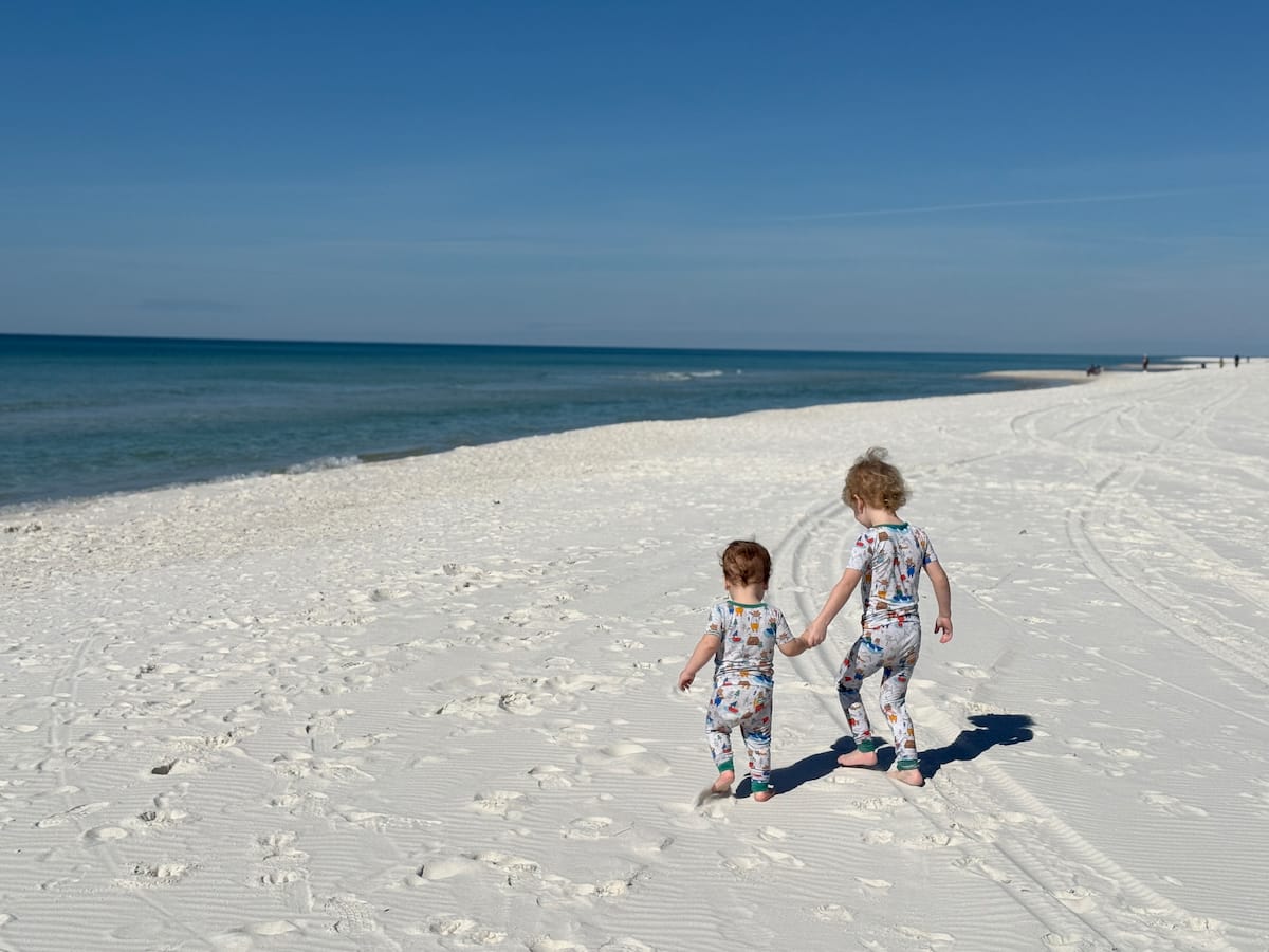 Cape San Blas white sand beach with emerald Gulf waters, Port St. Joe Florida