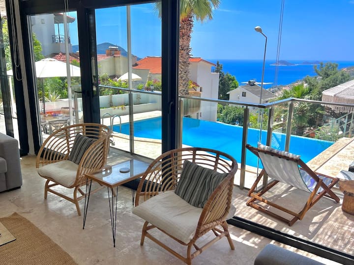 Infinity Pool Villa With Sea View In Kaş/kalkan - Kalkan