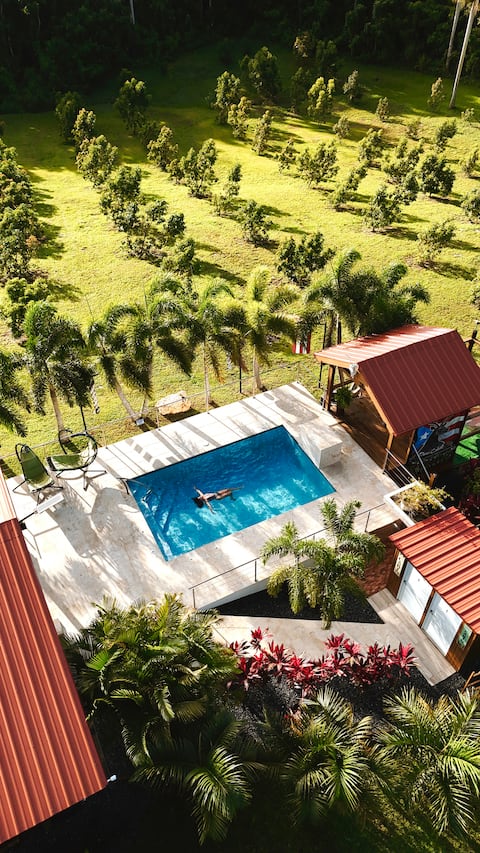 Deer Cabin · Getaway with pool and views