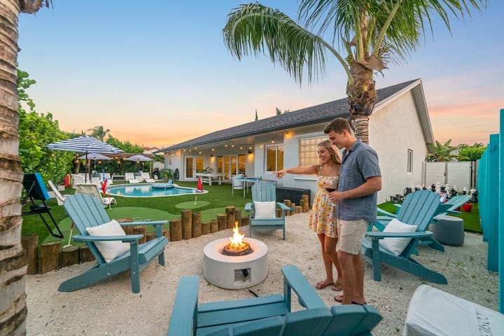 Miami Relax Oasis  Firepit & Mini Golf | Pool_bbq - Florida Keys