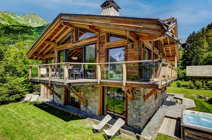 Chalet De Luxe Avec Concierge, Piscine Et Spa - Chamonix-Mont-Blanc