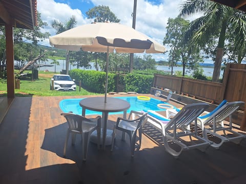 Rancho Pôr do Sol • Rifaina-SP • Front facing the water