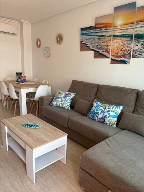 Townhouse near the beach and geode, barbecue and swimming pool