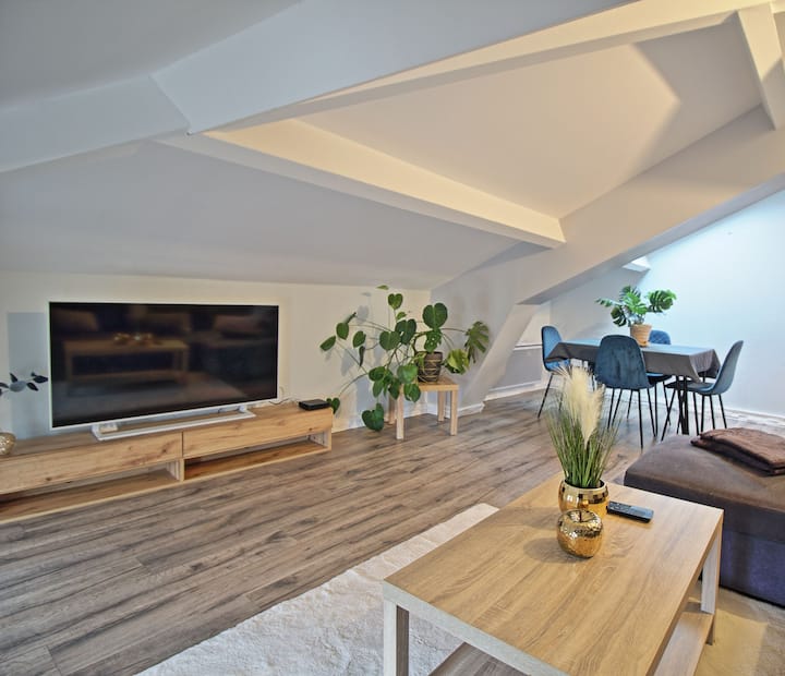A1 Champagne Duplex 105 M² - Centre Ville - 6 Pers - Châlons-en-Champagne