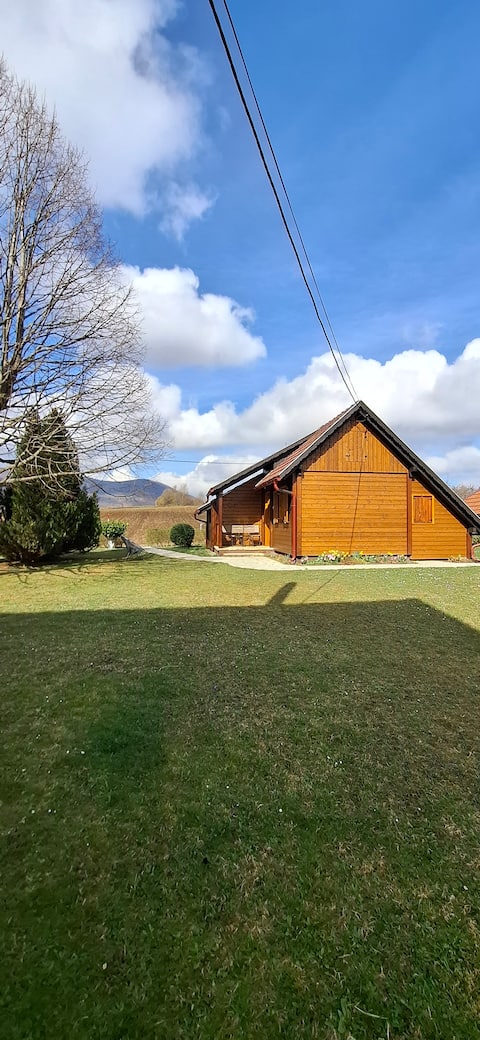 Wooden house NELA near Plitvice