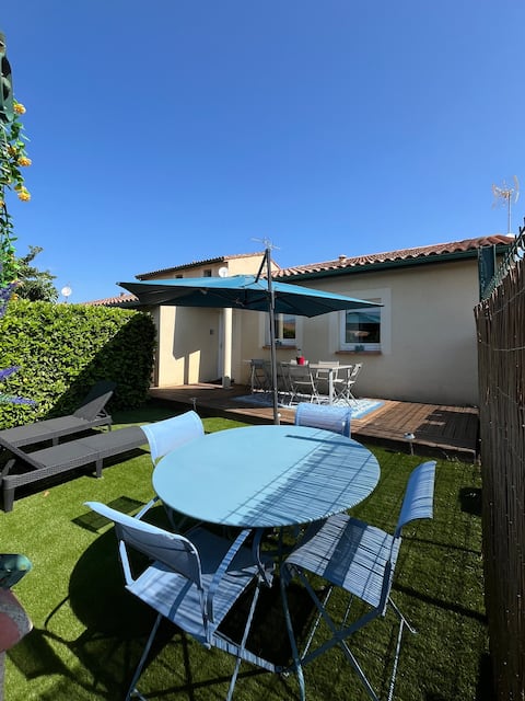 Cozy house, air conditioning 
3 bedrooms, garden, Netflix