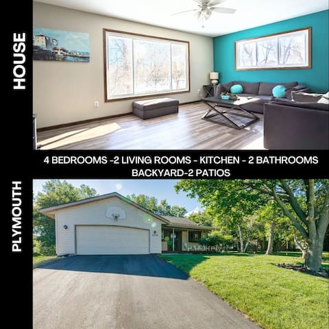 Quiet 4BR Near Parks, Lakes & Downtown & MSP