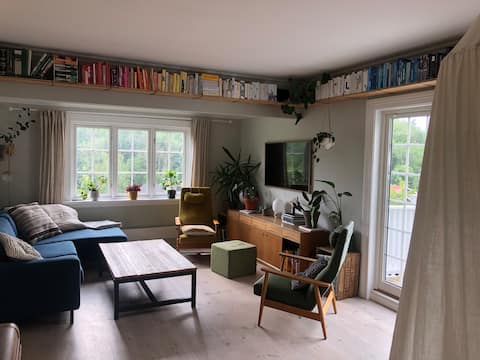 House with great outdoor areas, views and close to nature