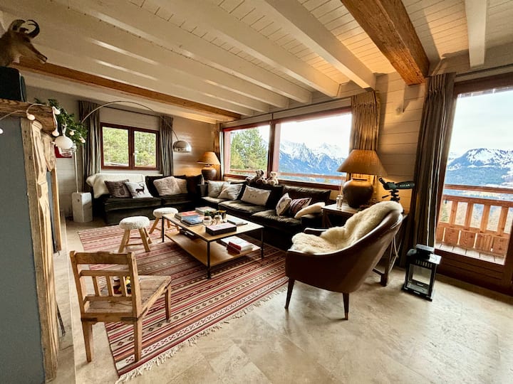 Grand Chalet à Manigod La Clusaz - Sauna & Fitness - Talloires-Montmin