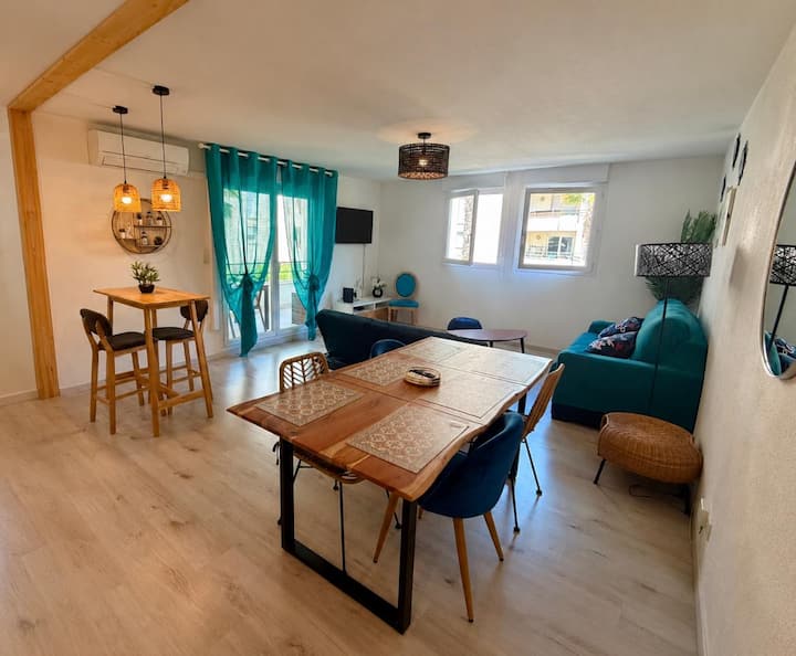 Le Palmier Vert | Clim · Balcon Privé · Parking - Montpellier