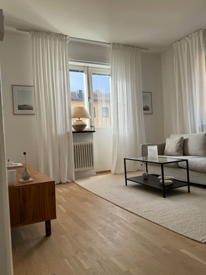 Härlig, Ljus Lägenhet Nära Staden Och Naturen - Stockholm
