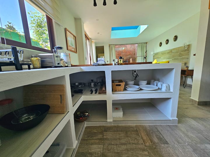 Bungalow Privado Con Jacuzzi De Cristal Y Jardín - Jiutepec
