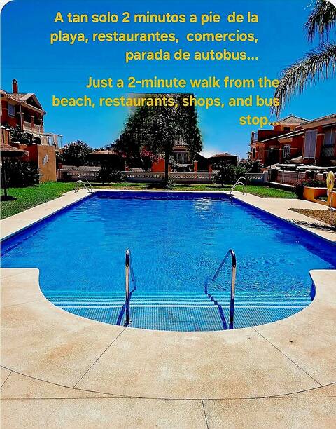 Sunny Sea & Pool House at Málaga.