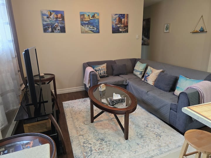 Modern & Comfy 2 Bedroom Apartment (Kitchen, Wifi) - New Brunswick