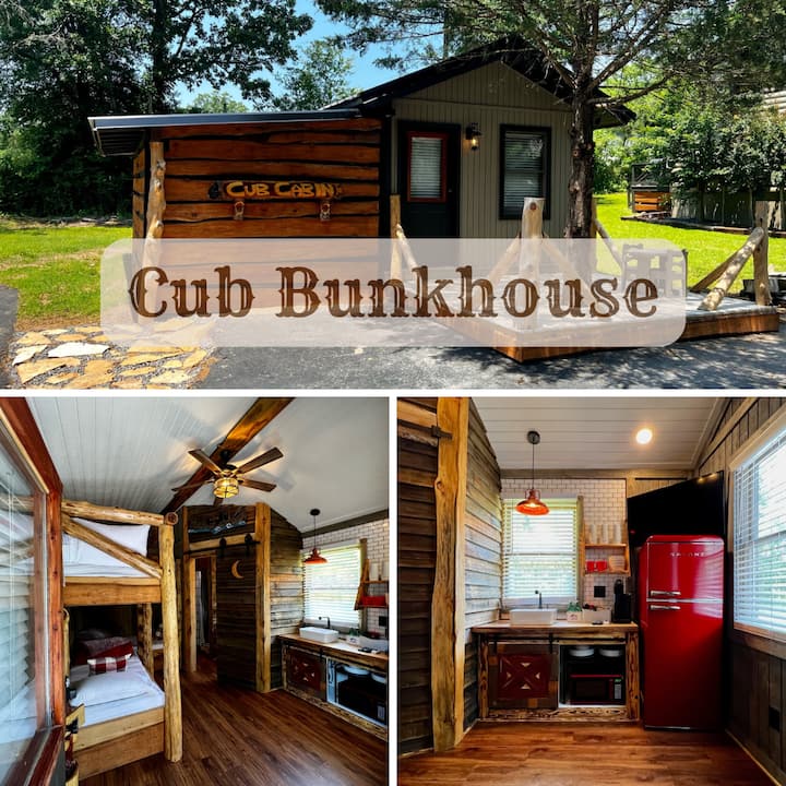 Cub Cabin Bunkhouse - Tiny Home Vibes - Lake Catherine State Park, Hot Springs