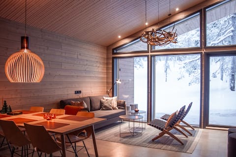 Villa Alveus - Modern design cabin in Ylläs
