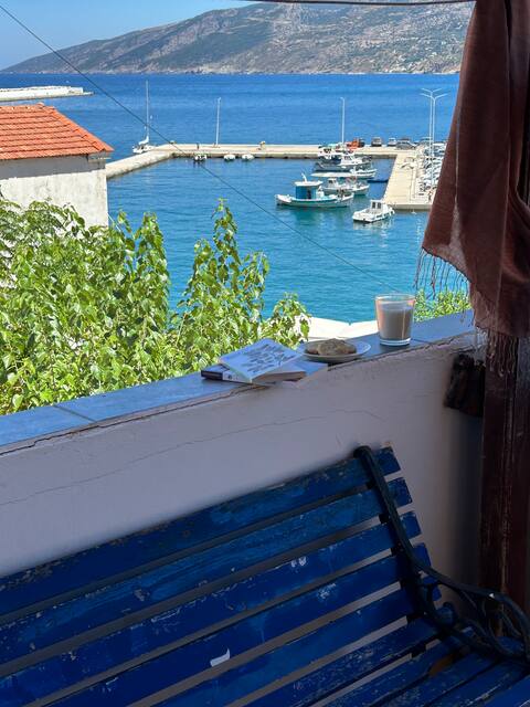 The best view in Evdilos, Ikaria!