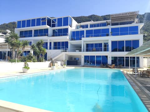 Luxury beachfront villa