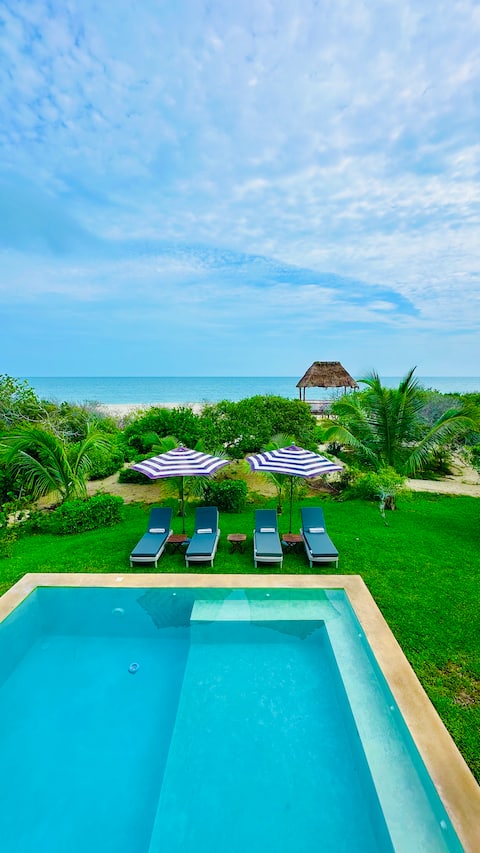Casa Sisal - Beachfront luxury Villa w/ chef&clean