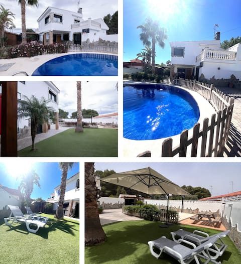 Villa with private pool in Valencia 8-10 guests