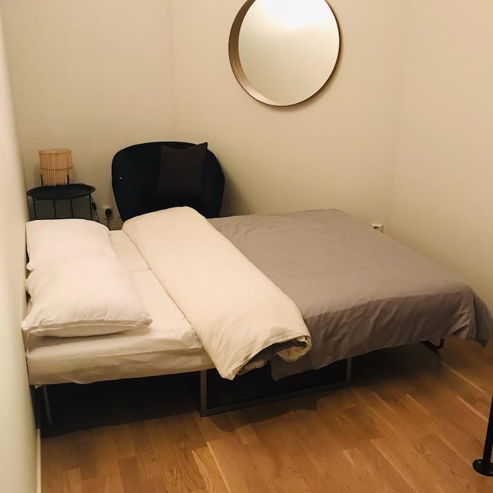 คุณสามารถนำเตียงพัฟมารวมกันเป็นเตียงขนาดใหญ่หรือใช้เป็นเตียงเดี่ยวก็ได้