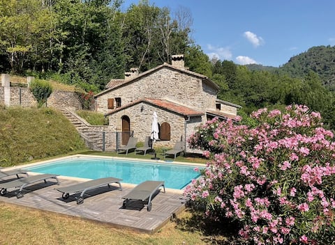 Villa rental with swimming pool in the Cevennes