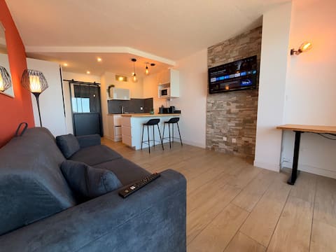 Top performing Airbnb: Studio 39, seafront, secure private parking, Wi-Fi in Palavas Les Flots